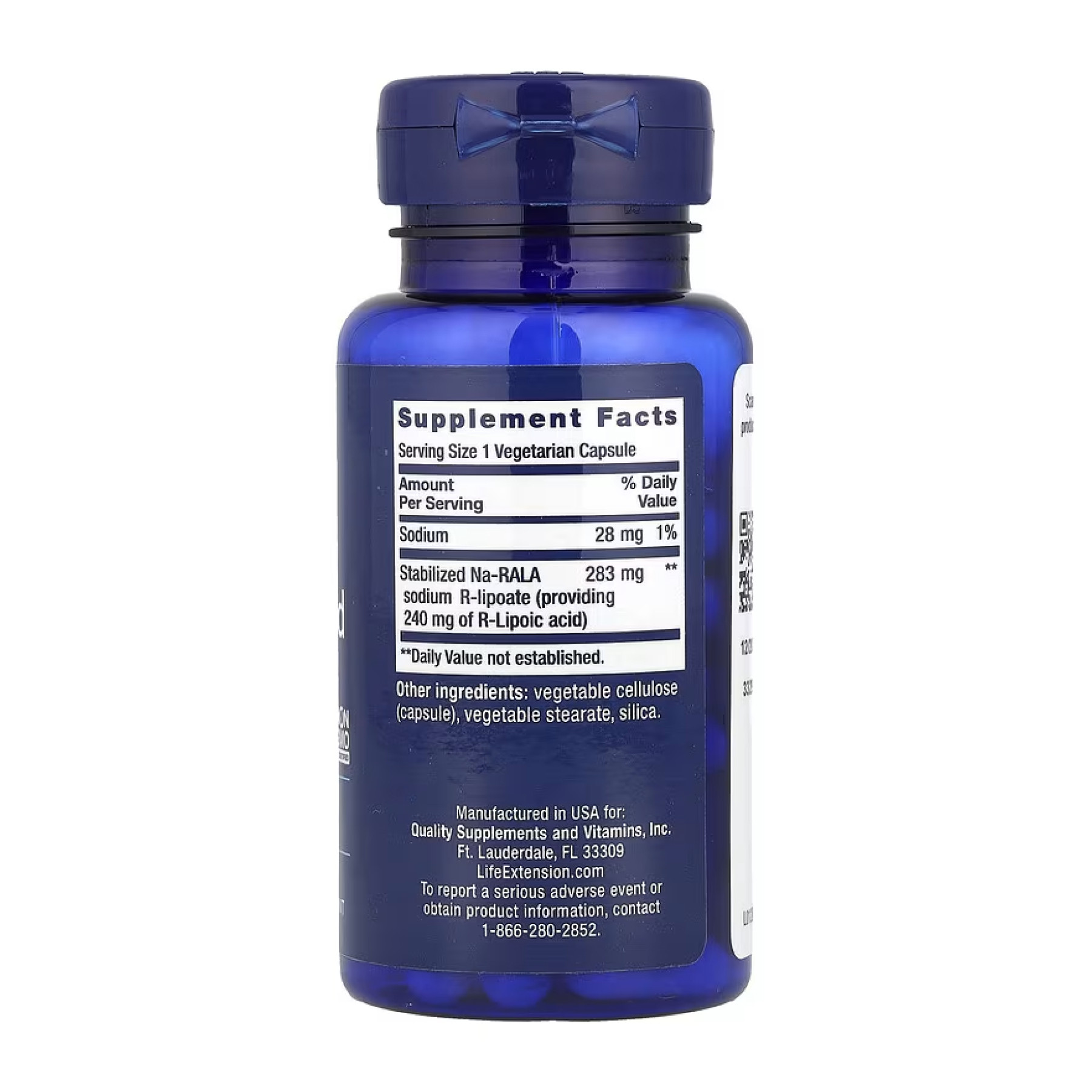 Капсули Life Extension Super R-Lipoic Acid 240 mg - 60 vcaps 2023-10-5202
