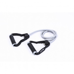 Еспандер трубчастий TONING TUBE PRO чорний, сірий 6х13х1200мм (LP8405-XH) LP8405-XH