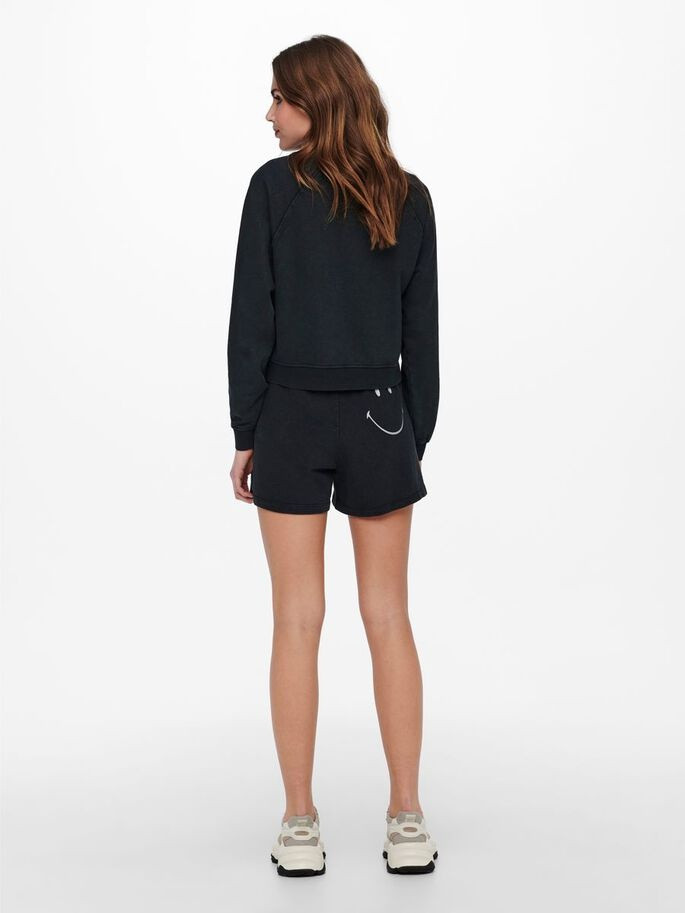 Толстовка ONLSMILEY LIFE L/S SWT 15232823 Black-SMILEY ONLY M Чорний 15232823Black-SMILEY