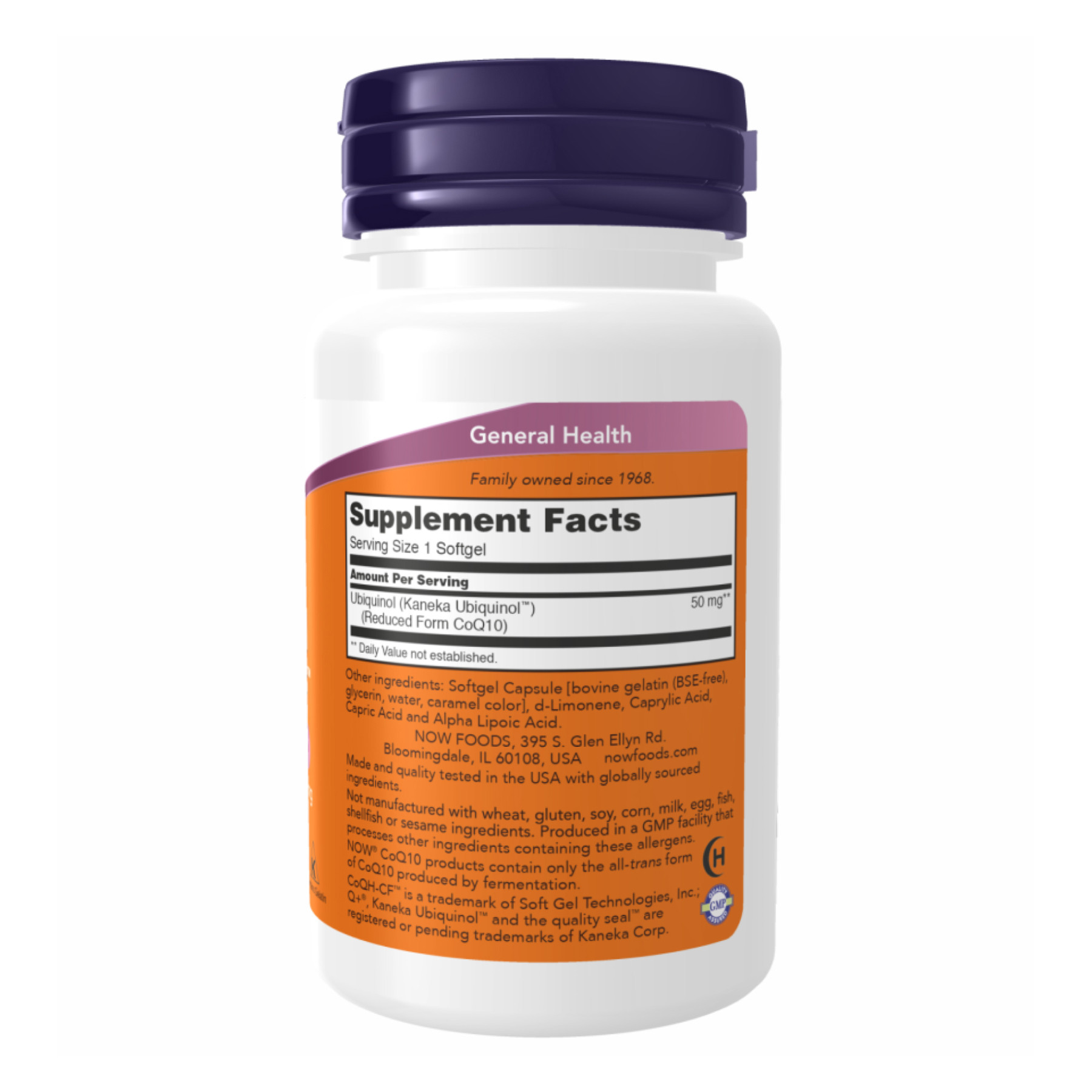 Софт гелеві капсули CoQH-CF Ubiquinol - 60 sgels 2022-10-1394