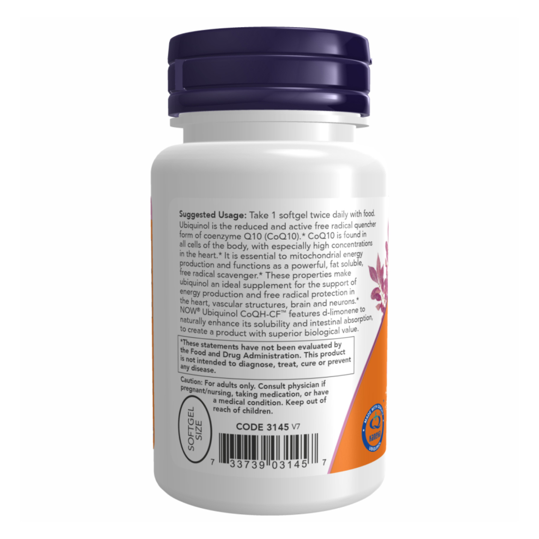 Софт гелеві капсули CoQH-CF Ubiquinol - 60 sgels 2022-10-1394