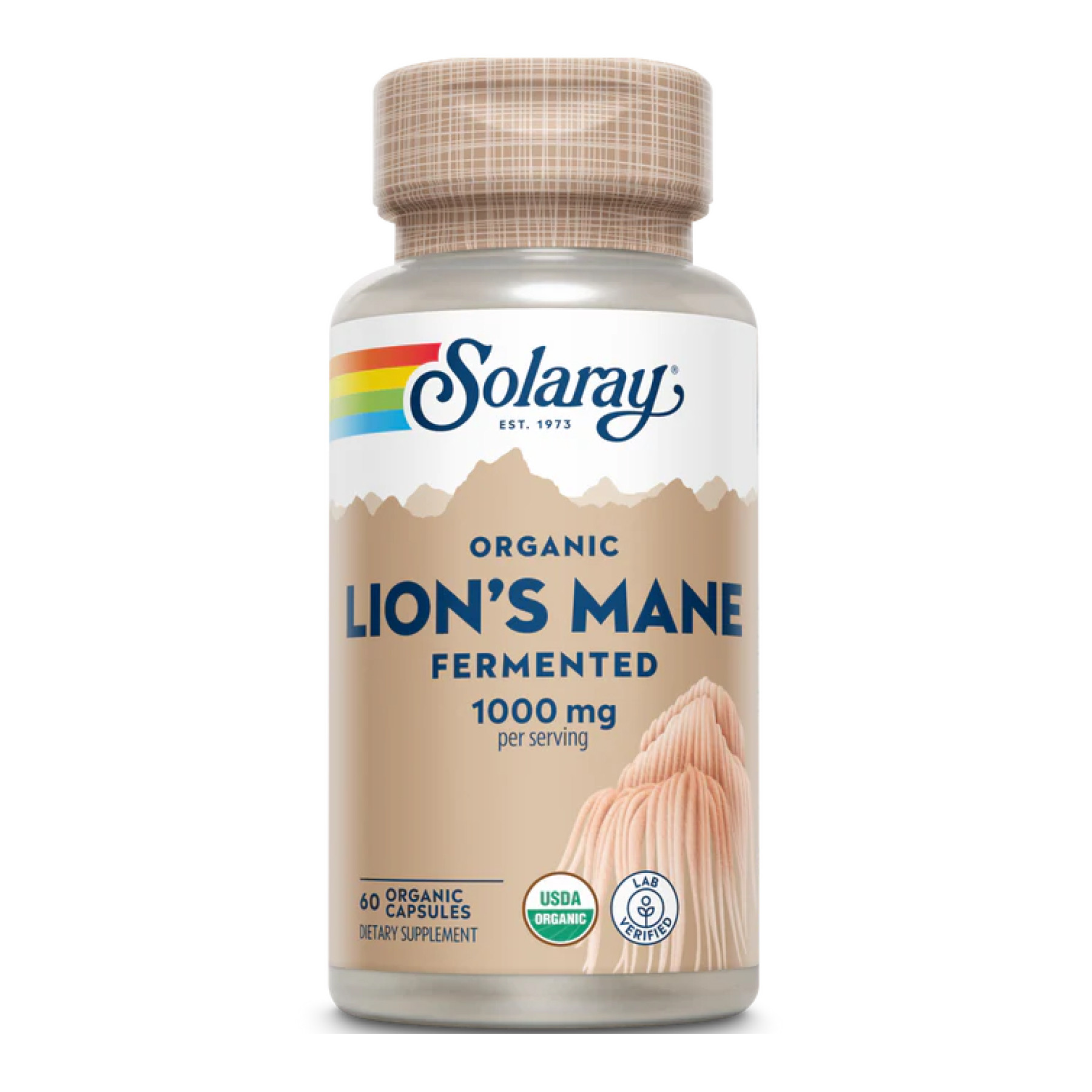 Капсули Organic Lion's Mane Fermented 1000mg - 60 caps 2023-10-2120