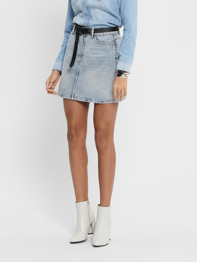 Спідниця ONLROSE LIFE ASHAPE SKIRT BB NAS2630 15196756 Light Blue Denim ONLY 36 Блакитний 15196756LightBlueDeni