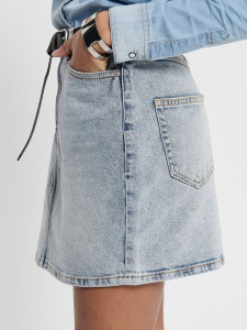 Спідниця ONLROSE LIFE ASHAPE SKIRT BB NAS2630 15196756 Light Blue Denim ONLY 36 Блакитний 15196756LIGHTBLUEDENI