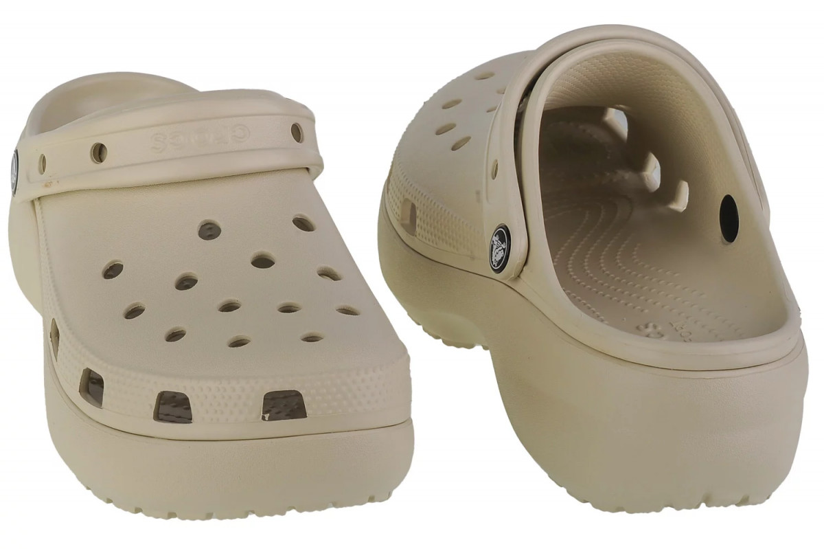 Сабо CROCS CLASSIC PLATFORM CLOG 206750-2Y2 CROCS W6 (36-37) Сірий 206750-2Y2