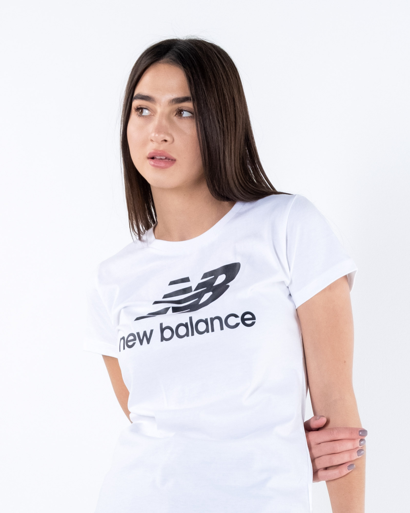 Футболка New Balance Ess Stacked Logo WT91546WK