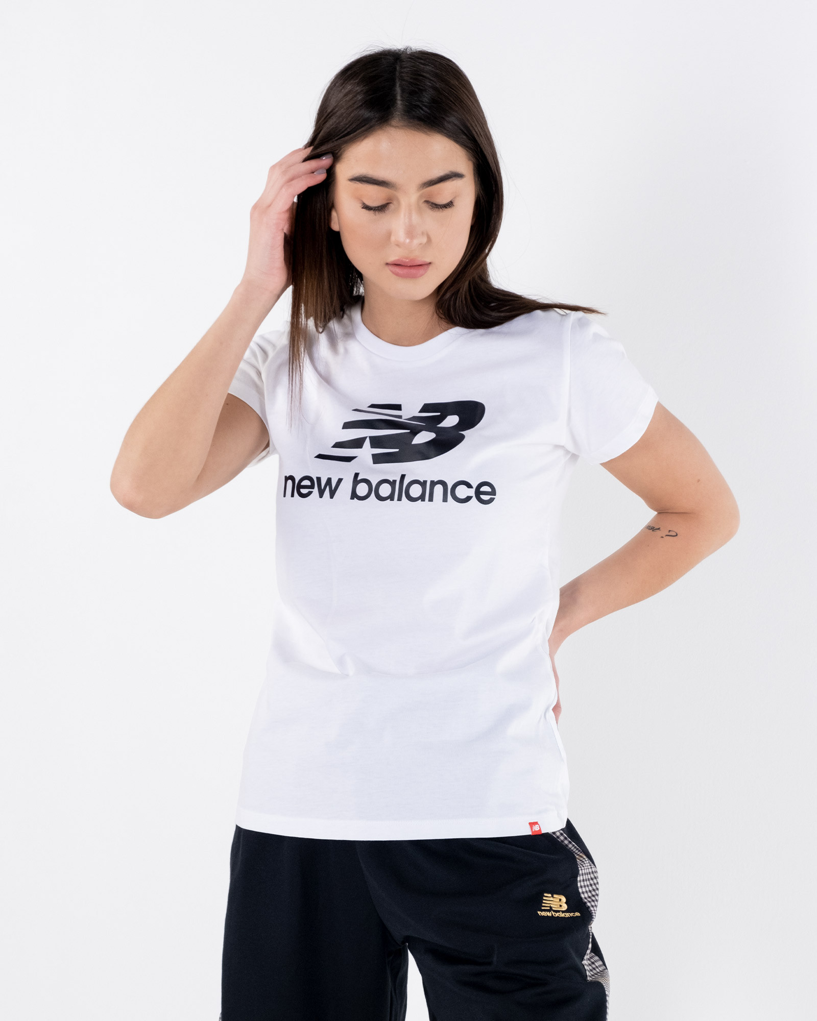 Футболка New Balance Ess Stacked Logo WT91546WK