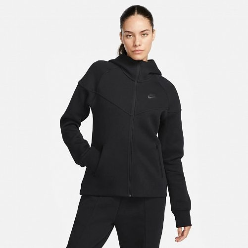 Толстовка Nike W NSW TCH FLC WR FZ HDY FB8338-010