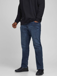Джинси JJIGLENN JJORIGINAL AM 812 NOOS PLS 12188522-Blue Denim Jack&Jones PLUS 40/32 Темно-синій 12188522-BLUE DENIM