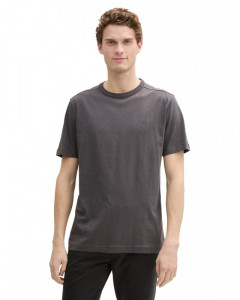Футболка Basic cotton T-shirt 1045627-10899 Tom Tailor L Сірий 1045627-10899