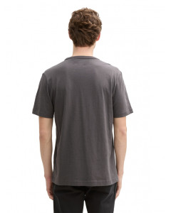 Футболка Basic cotton T-shirt 1045627-10899 Tom Tailor L Сірий 1045627-10899