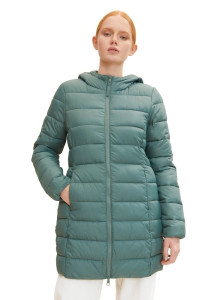 Куртка lightweight puffer coat 1031391-19643 Tom Tailor L Блакитний 1031391-19643