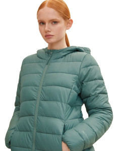 Куртка lightweight puffer coat 1031391-19643 Tom Tailor L Блакитний 1031391-19643