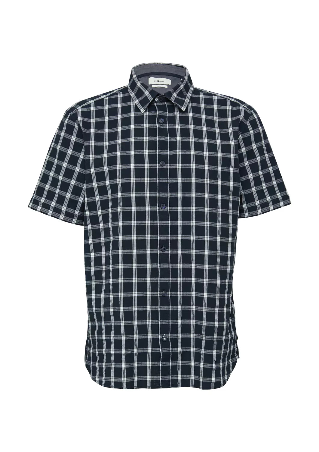 Сорочка Regular fit 2161420.59N1 s.Oliver L Темно-синій 2161420.59N1