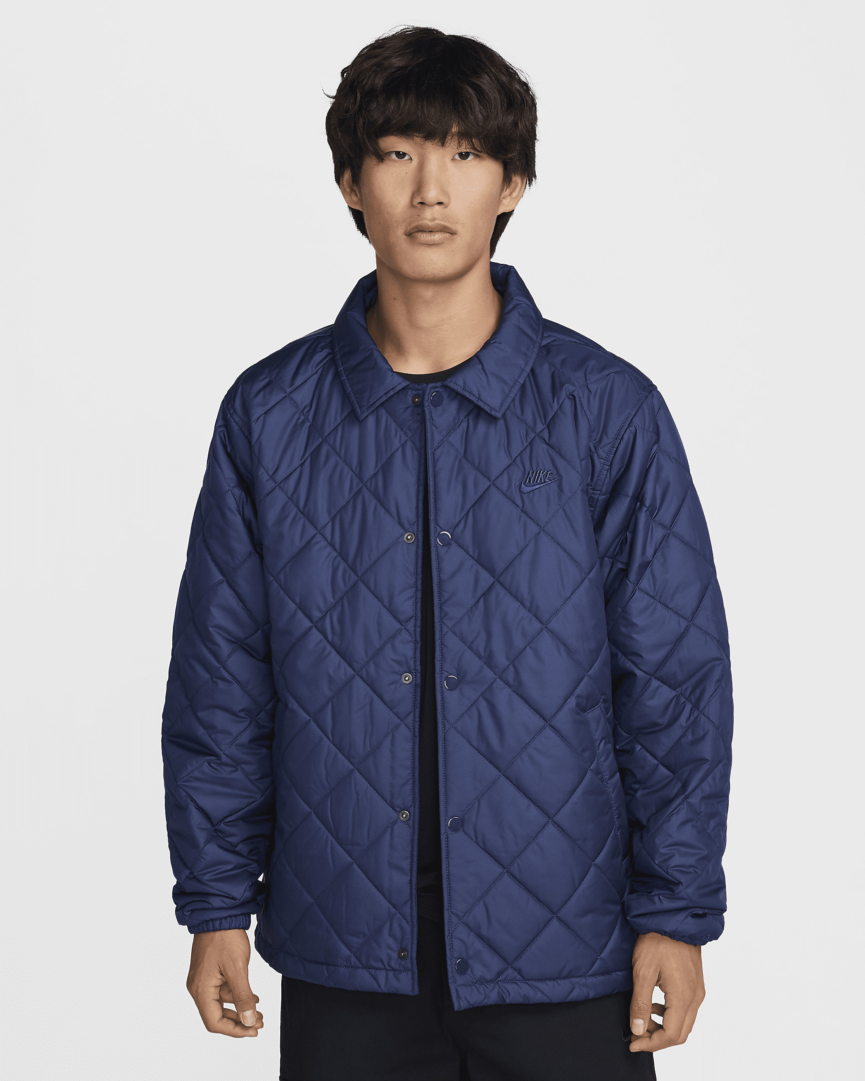Куртка чоловіча Nike Club Lightweight Quilted Therma-Fit Insulated Blue FZ0634-410