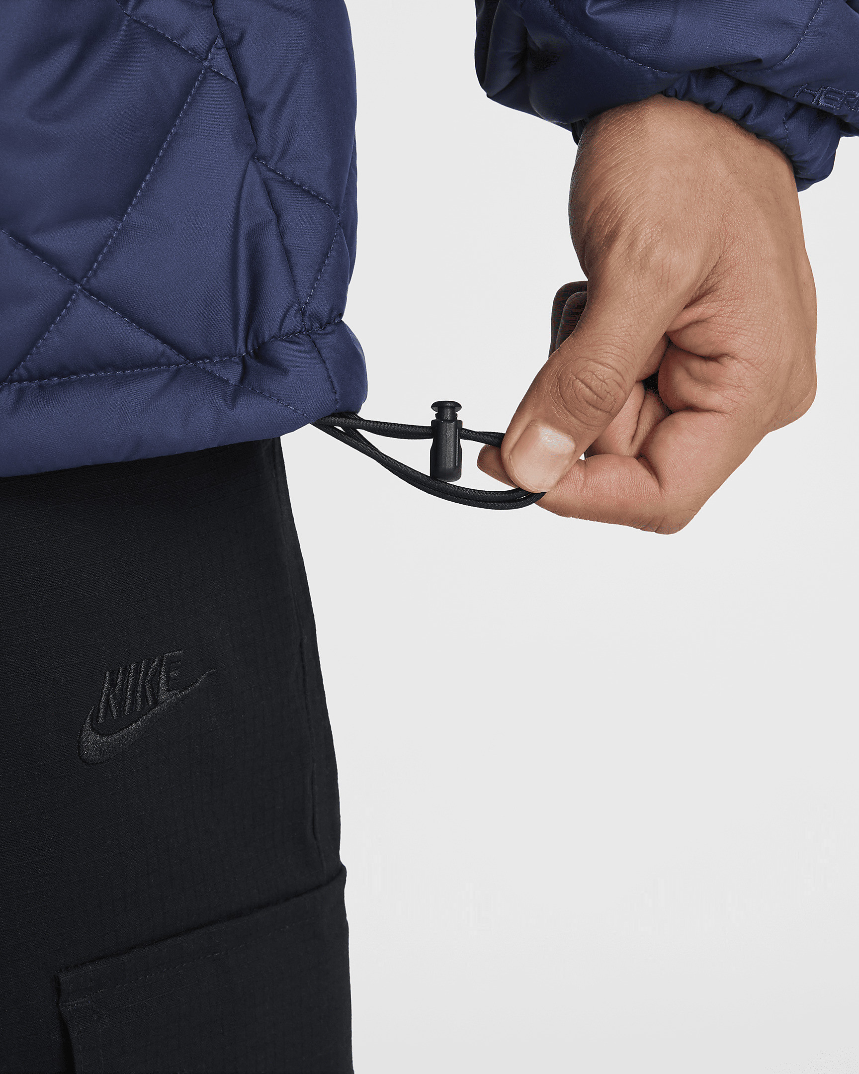 Куртка чоловіча Nike Club Lightweight Quilted Therma-Fit Insulated Blue FZ0634-410