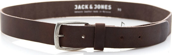 Ремінь JACMICHIGAN LTN LEATHER BELT 12192623-Brown Stone Jack&Jones 95 Темно-коричневий 12192623-BROWN STONE
