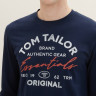 Футболка з довгими рукавами 1037744-10668 Tom Tailor L Темно-синій 1037744-10668