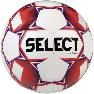 М'яч футбольний SELECT Clava (198) біло/червон, 4 385414