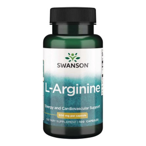 Капсули L-Arginine 500 mg - 100 Capsules 100-18-5230944-20