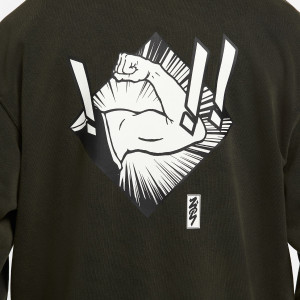 Толстовка JORDAN M ZION DF PERF FLC HOODIE DH0598-010