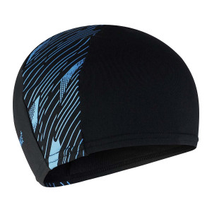 Шапочка для плавання Speedo BOOM ULTRA PACE CAP чорний, синій Уні OSFM 8-1281616679