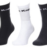 Шкарпетки KAPPA SOCKS LOGO SABOYA 3PACK чорний, білий, сірий Уні 39-42 304MT00-909