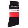 Шкарпетки KAPPA SOCKS LOGO SABOYA 3PACK чорний, білий, сірий Уні 39-42 304MT00-909