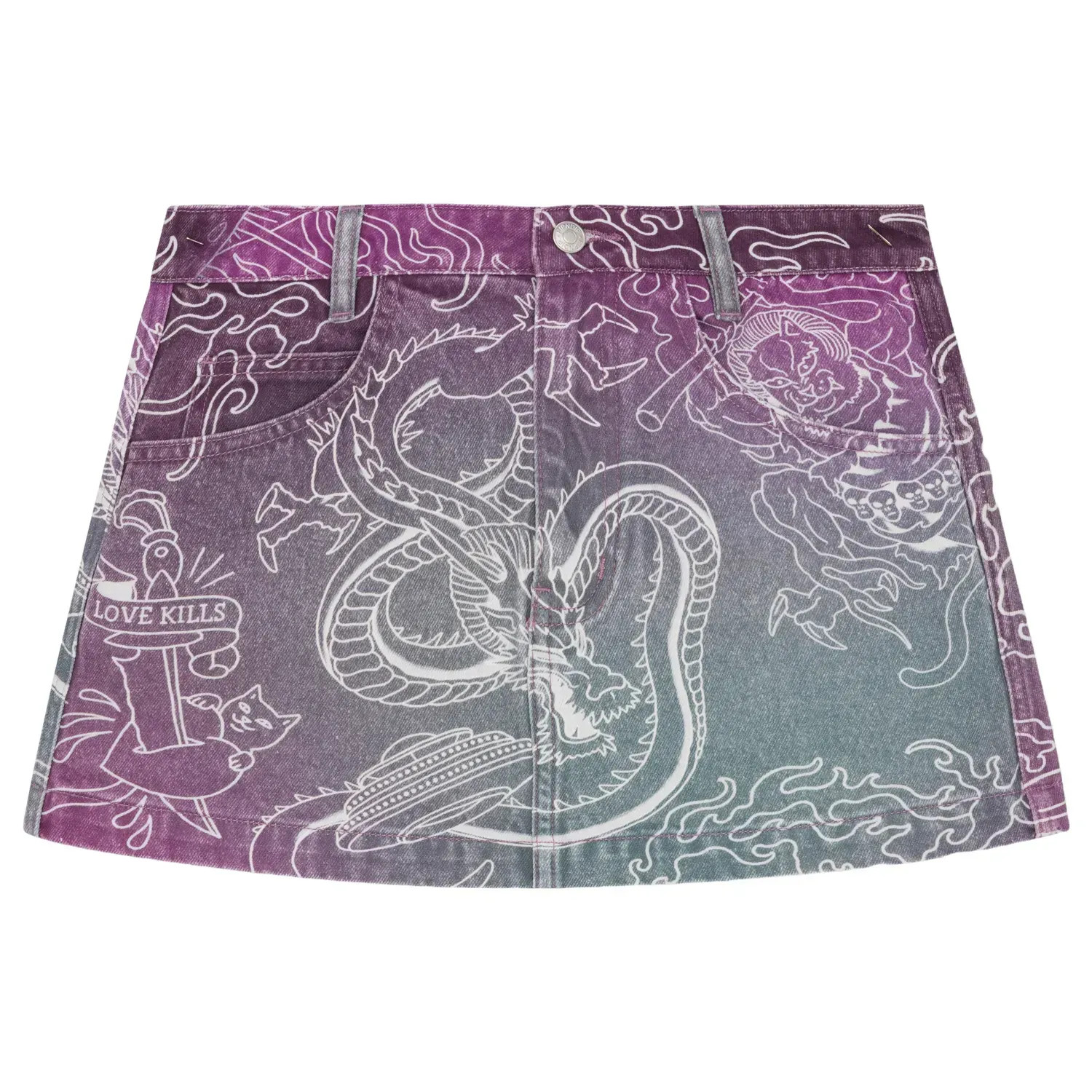 Спідниця RipNDip TRACE DENIM SKIRT RNDSUM25WO5