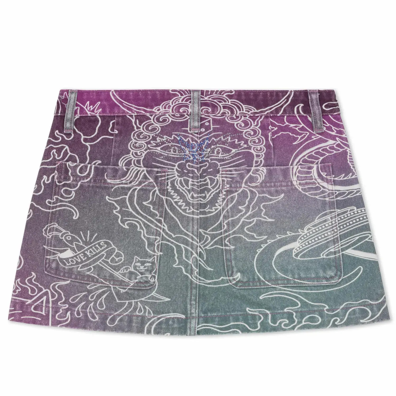 Спідниця RipNDip TRACE DENIM SKIRT RNDSUM25WO5