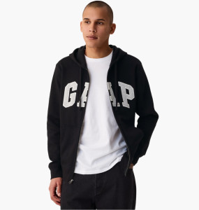 Толстовка Gap Logo Zip Hoodie Black 664335001 664335001