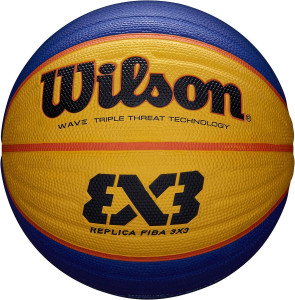 М'яч баскетбольний Wilson FIBA 3X3 Replica гумова версія, розмір 6 - WTB1033XB2020 WTB1033XB2020