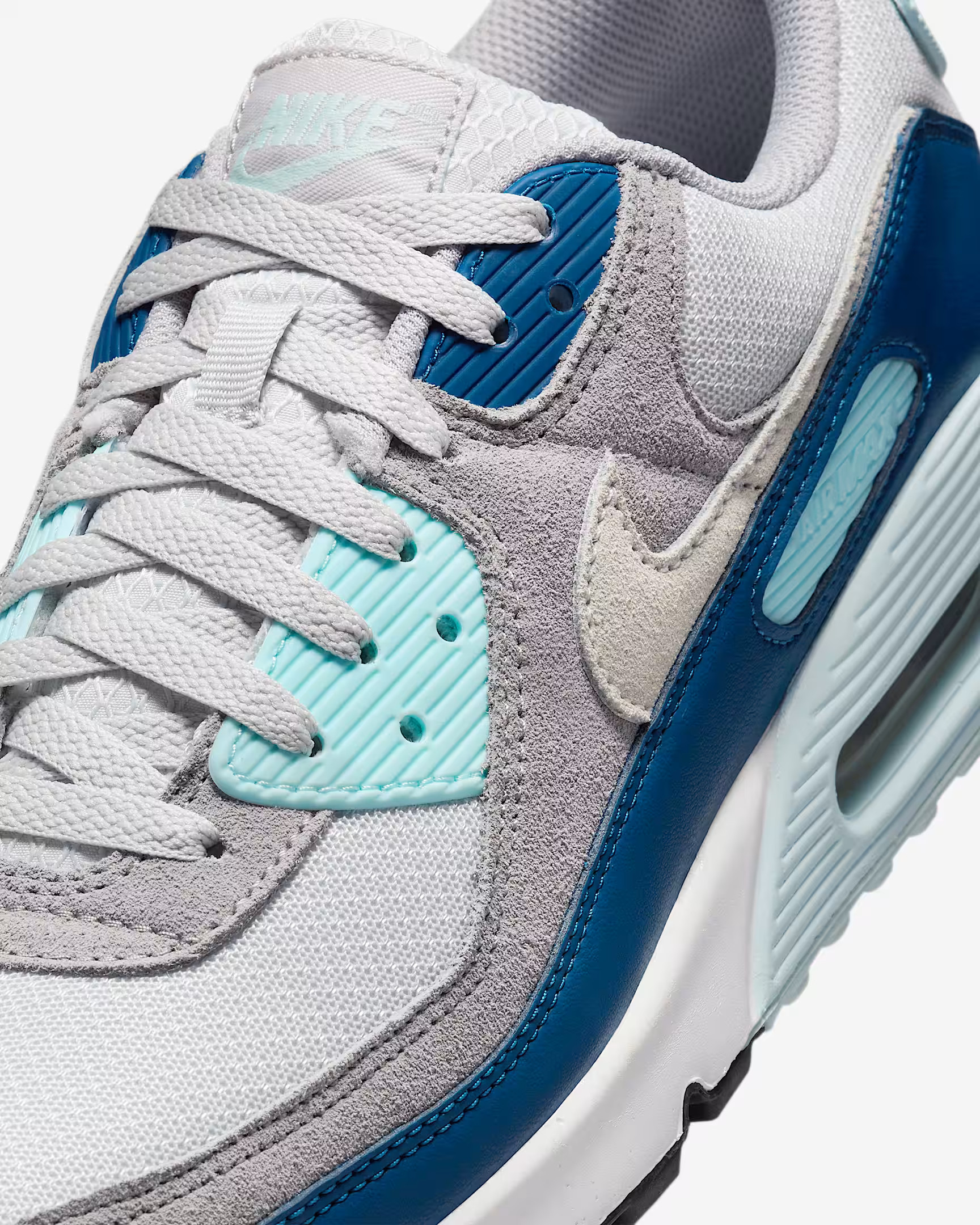 Кросівки Nike Air Max 90 "Pure Platinum / Glacier Blue / Court Blue" FN6958-001
