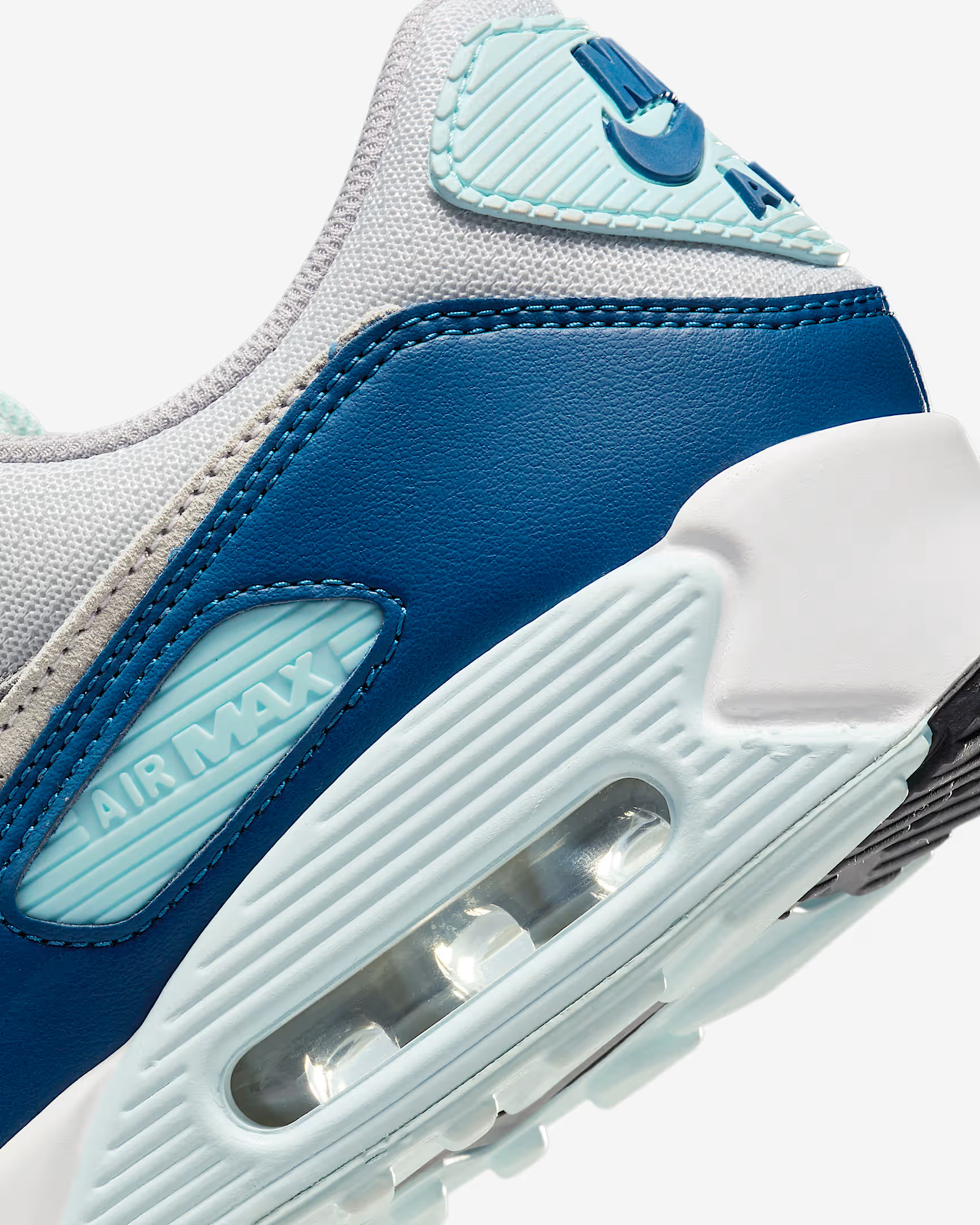 Кросівки Nike Air Max 90 "Pure Platinum / Glacier Blue / Court Blue" FN6958-001
