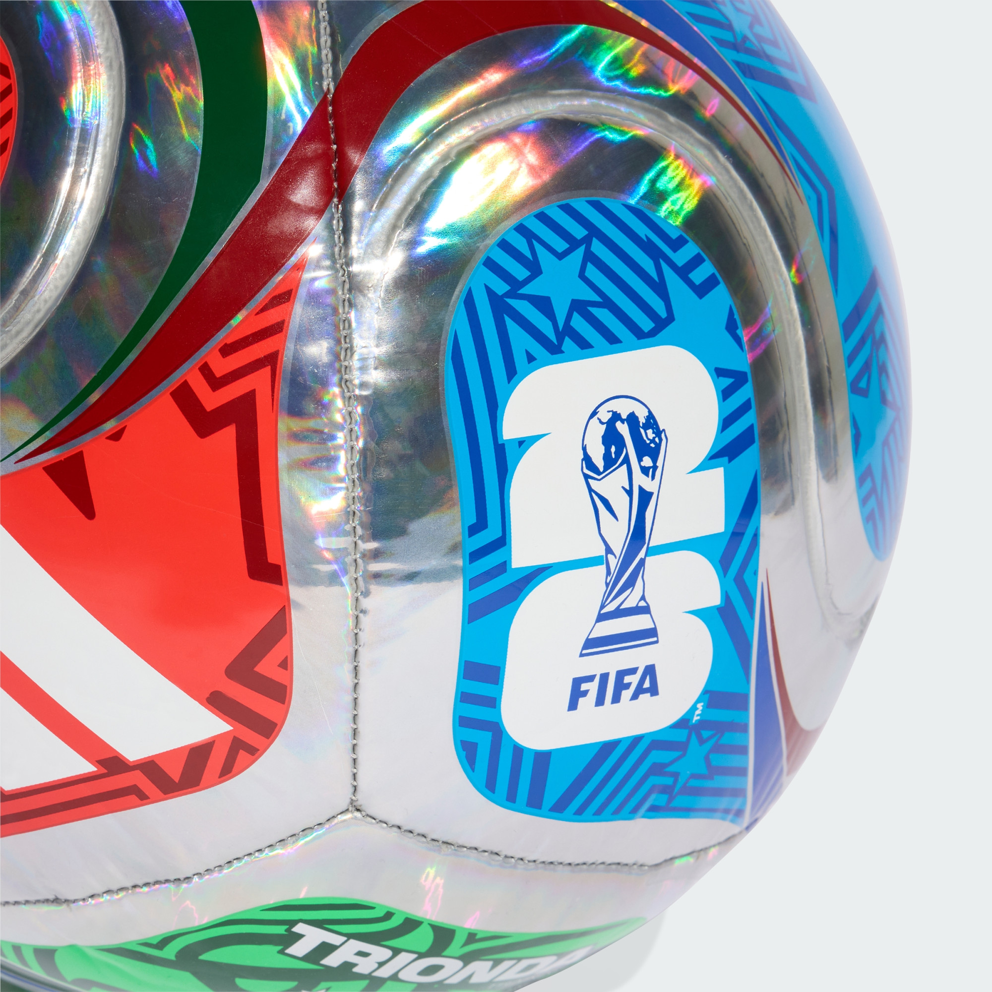 М'яч футбольний Adidas TRIONDA Training Foil World Cup JD8046