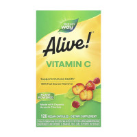 Капсули Nature's Way Alive! Vitamin C - 120 vcaps 2023-10-6384