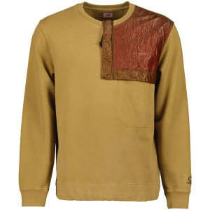 Кофта C.P. COMPANY BROWN FLEECE BLEND SWEATER 13CMSS264A