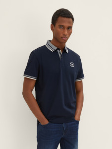 Поло 1035575-10668 Tom Tailor L Темно-синій 1035575-10668