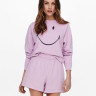 Толстовка ONLSMILEY LIFE L/S SWT 15232823 Orchid Bloom-SMILEY ONLY L Бузковий 15232823ORCHIDBLOOM-SMILE