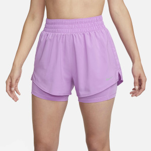 Шорти жіночі Nike One Dri-Fit High-Rise 3In 2In1 Short Violet DX6016-532
