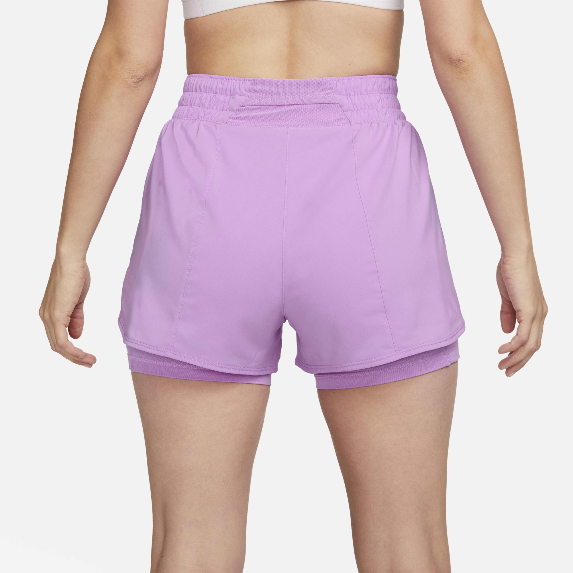 Шорти жіночі Nike One Dri-Fit High-Rise 3In 2In1 Short Violet DX6016-532