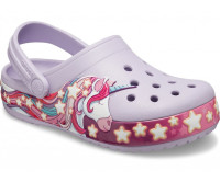 Сабо FUN LAB UNICORN BAND C 206270-530 CROCS J2 (33-34) Бузковий 206270-530