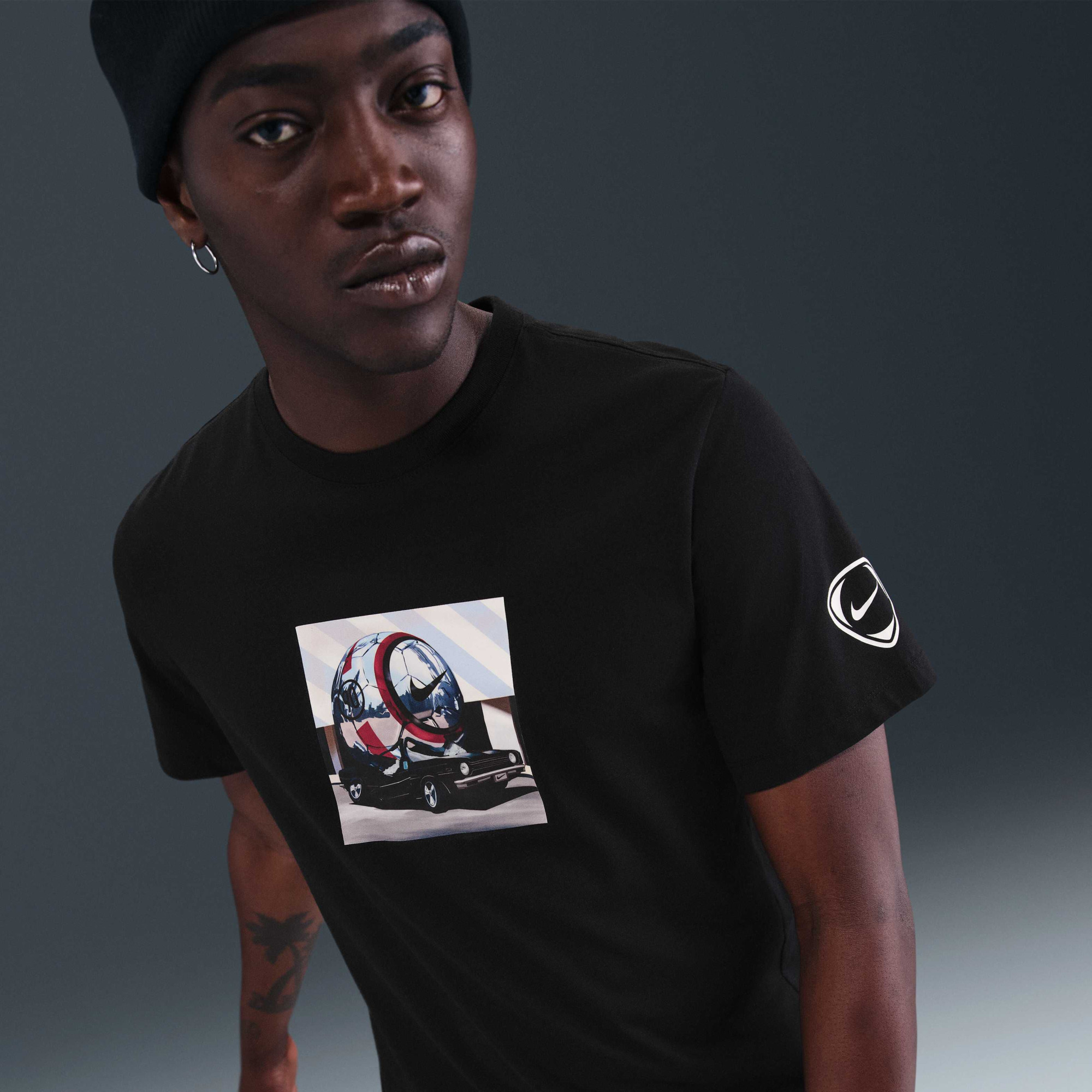 Футболка чоловіча Nike Total 90 Tee Black HV1709-010