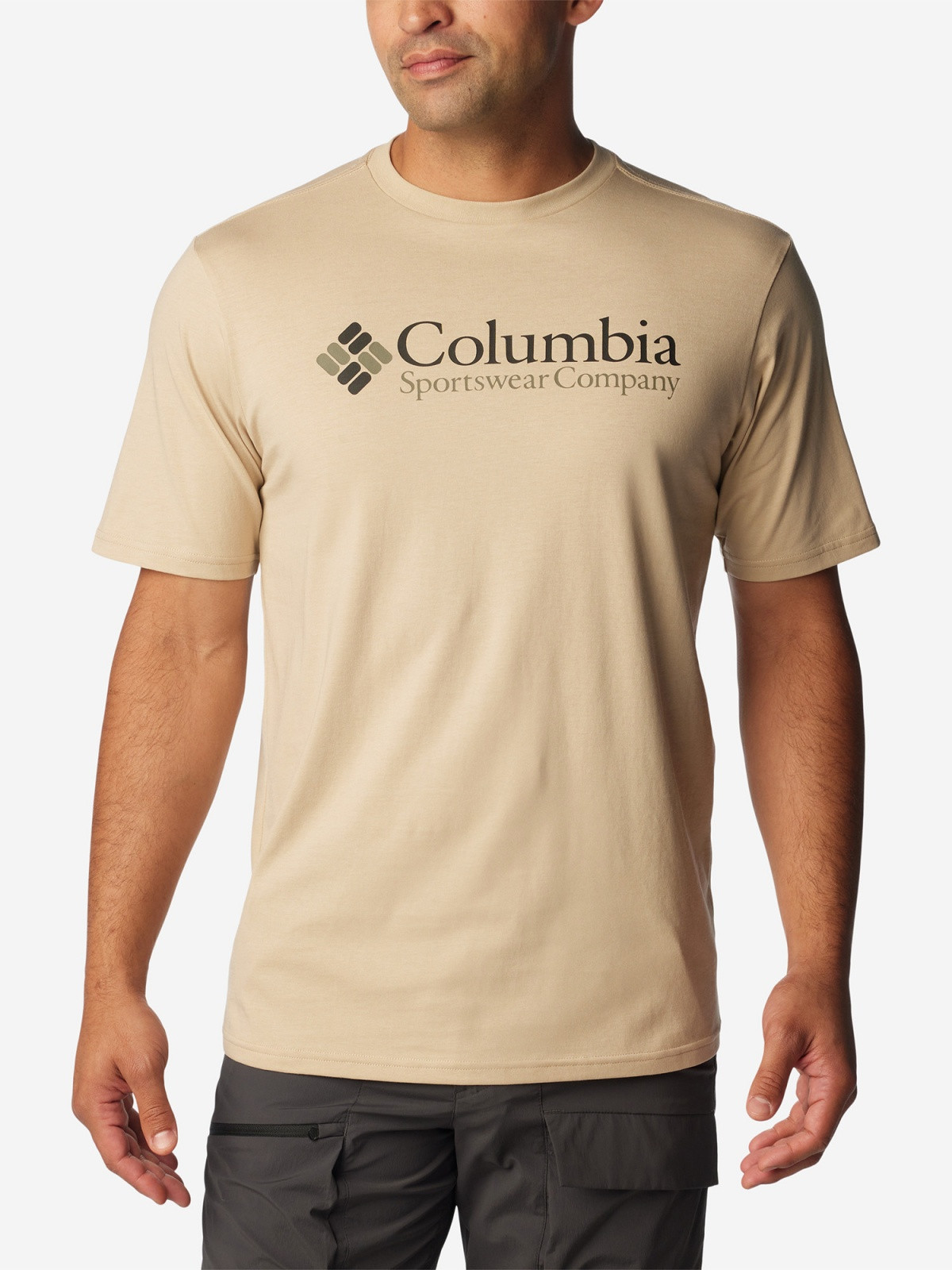 Футболка CSC Basic Logo™ Short Sleeve 1680051CLB-277 Columbia L (50-52) Бежевий 1680051CLB-277