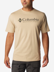 Футболка CSC Basic Logo™ Short Sleeve 1680051CLB-277 Columbia S (46) Бежевий 1680051CLB-277