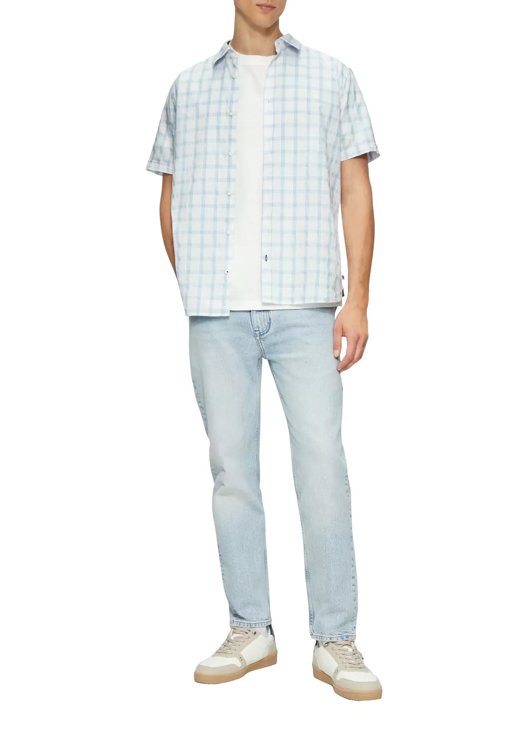 Сорочка Regular fit 2161420.01N1 s.Oliver L Білий 2161420.01N1