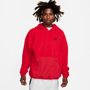 Худі чоловіче Nike Sw Club + Polar Fleece Red FB8388-657