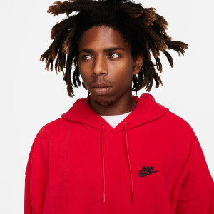 Худі чоловіче Nike Sw Club + Polar Fleece Red FB8388-657