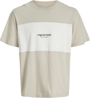 Футболка Jack & Jones JORVESTERBRO BLOCK TEE SS CREW STYD AW24 12277742-Moonbeam