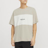 Футболка Jack & Jones JORVESTERBRO BLOCK TEE SS CREW STYD AW24 12277742-Moonbeam